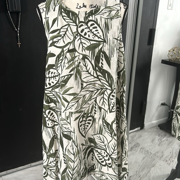 Nwt Tahari Linen dress with side pockets - Picture 5 of 6